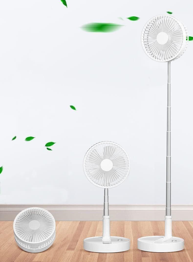 Powerful Rechargeable Desk Fan — Portable Table Fan with Long Battery Life & Multiple Speeds