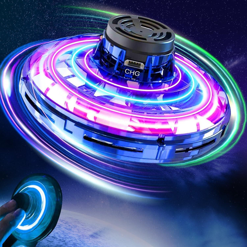 Flying Orb Spinner — USB Rechargeable LED Hover Ball Toy