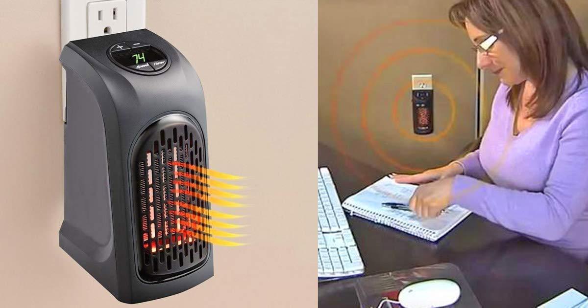🔥 251 Mini Handy Wall Heater (400W) — Digital Plug-in Ceramic Heater for Rooms & Offices