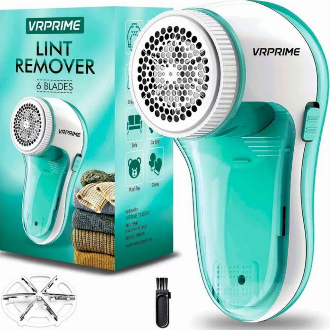Nova Battery-Operated Lint Remover & Fabric Shaver — Restore Clothes & Upholstery