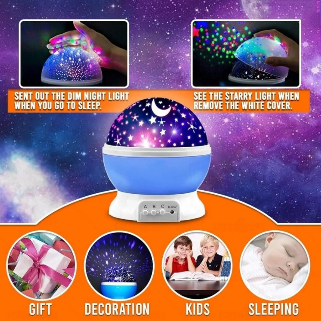 3D Moon & Star Night Lamp — Touch-Control LED Celestial Bedroom Decor