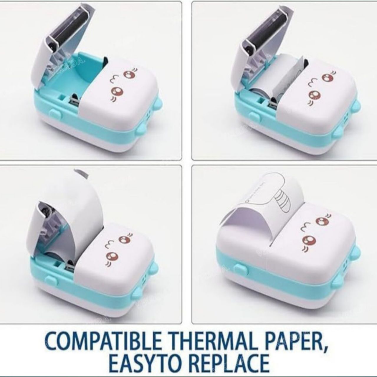 Bluetooth Mini Inkless Thermal Printer — Portable Wireless Photo & Label Printer for Students