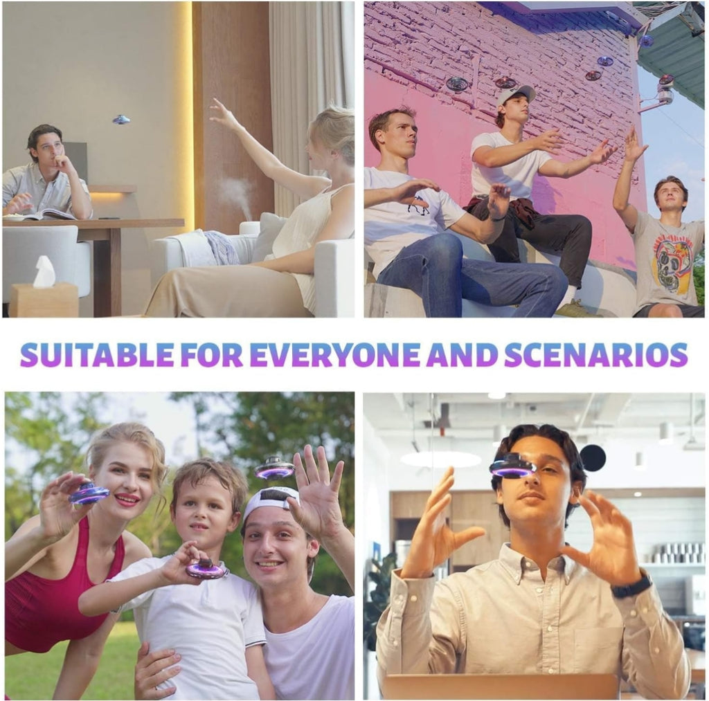 Flying Orb Spinner — USB Rechargeable LED Hover Ball Toy