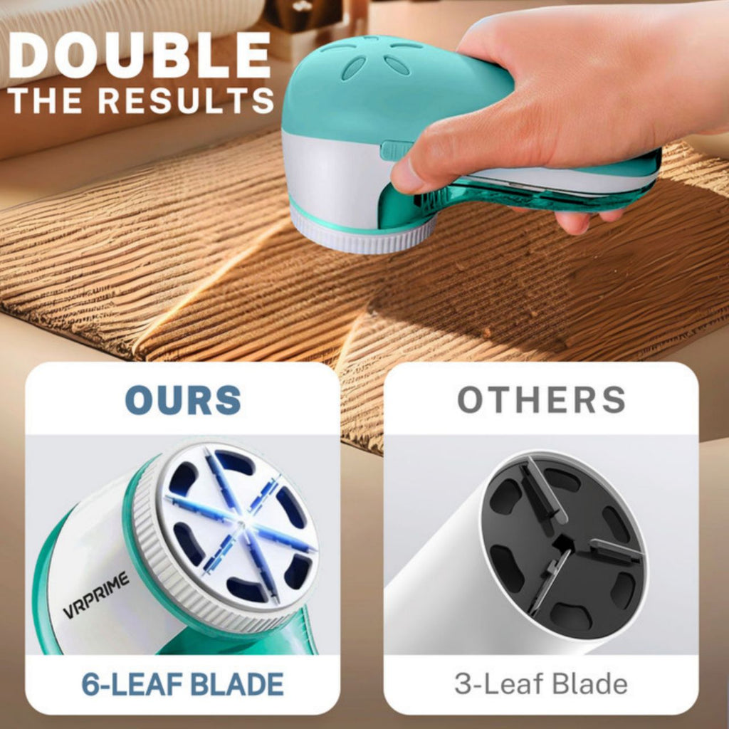 Nova Battery-Operated Lint Remover & Fabric Shaver — Restore Clothes & Upholstery