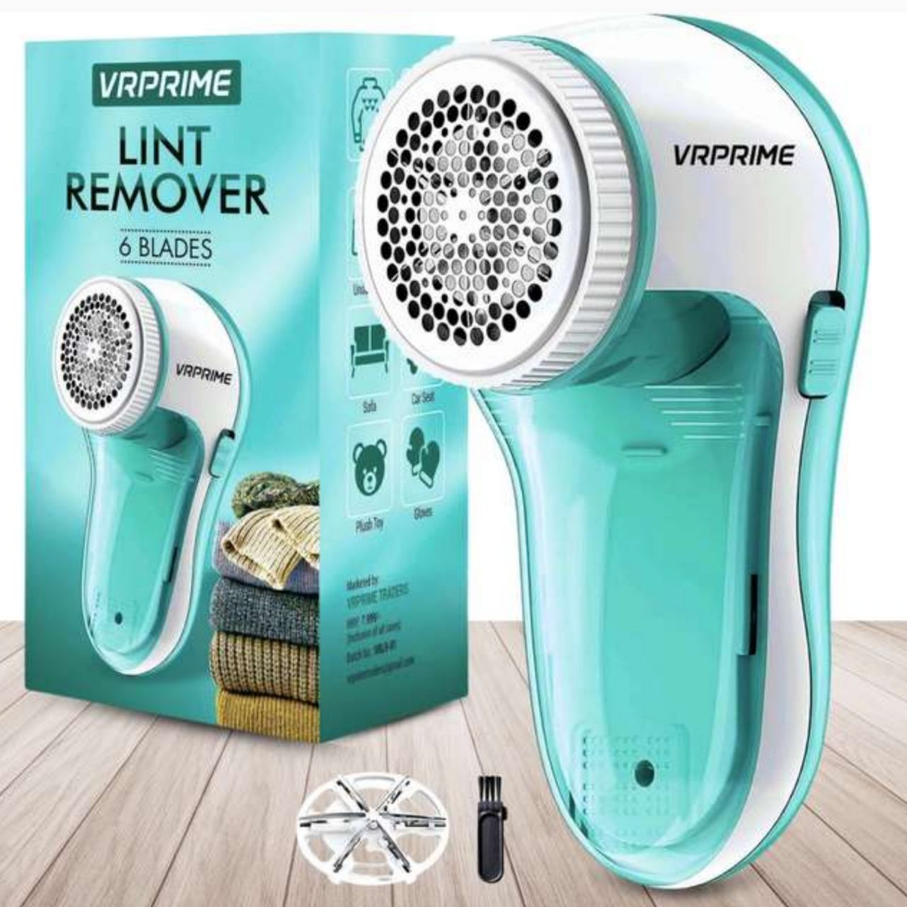 Nova Battery-Operated Lint Remover & Fabric Shaver — Restore Clothes & Upholstery