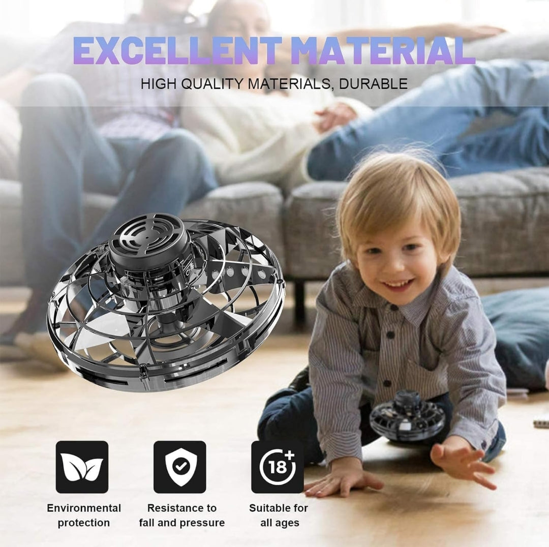 Flying Orb Spinner — USB Rechargeable LED Hover Ball Toy