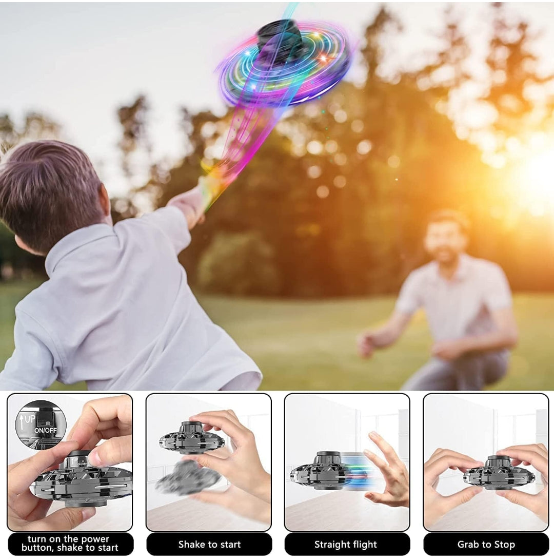 Flying Orb Spinner — USB Rechargeable LED Hover Ball Toy