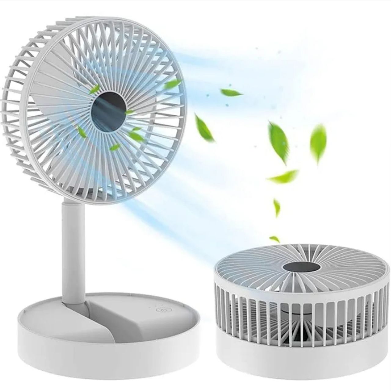 Powerful Rechargeable Table Fan — Portable Desk Fan with Quiet Motor & Multiple Speeds